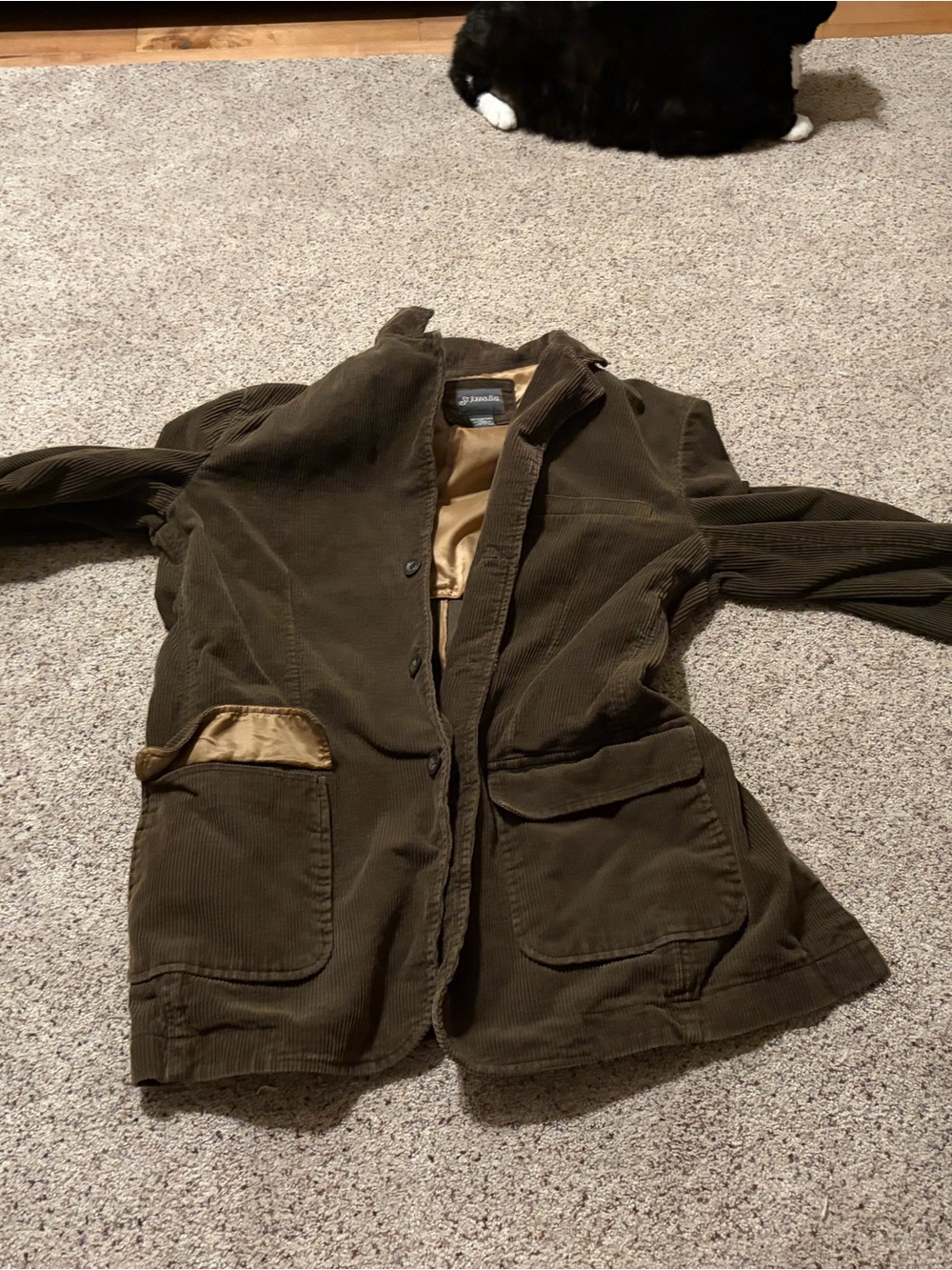 Vintage St. John’s Bay Medium Tall Green Corduroy Jacket